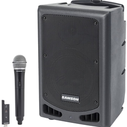 Samson EXPEDITION XP208W Portable PA - 200 watts, 2-way, 8" Woofer, Bluetooth, (XPD2) Wireless HH mic (rechargeable battery)